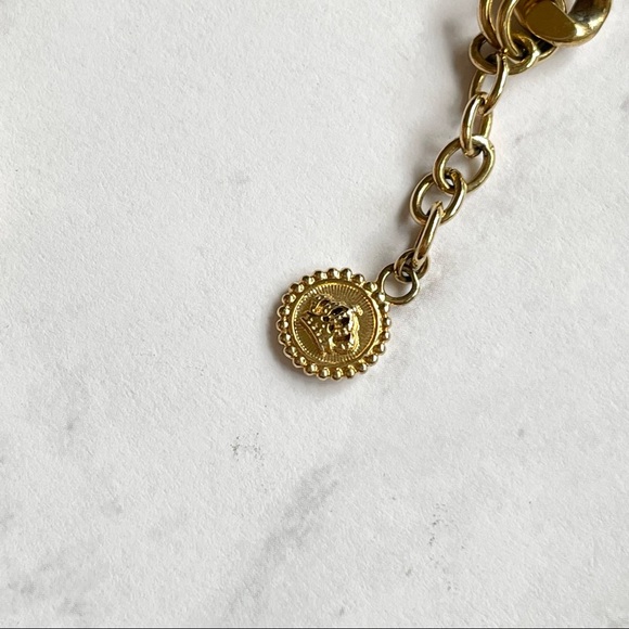 Juicy Couture Chunky Chain Mini Puffy Heart Charm Bracelet - Picture 3 of 5